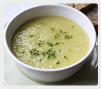 Leek and potato soup